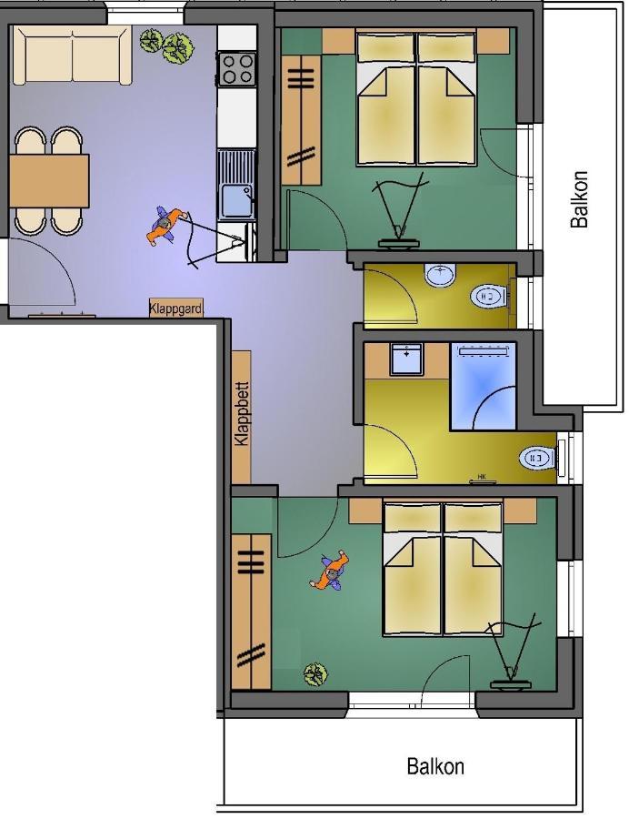 Chasa Sulai Appartements Самнаун Екстериор снимка