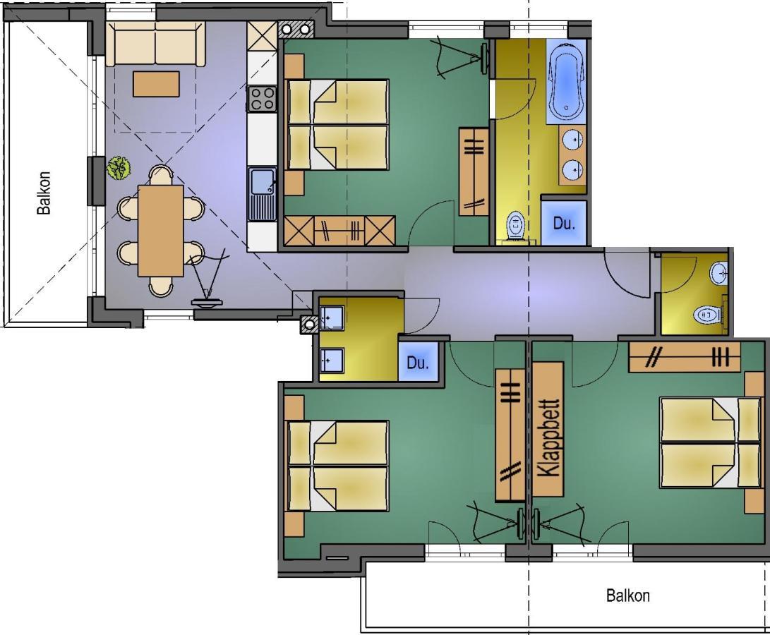 Chasa Sulai Appartements Самнаун Екстериор снимка